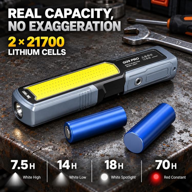 LEM G09 Pro Rechargeable LED Work Light 1000LM Super Bright Magnetic Mechanic Light — view 12