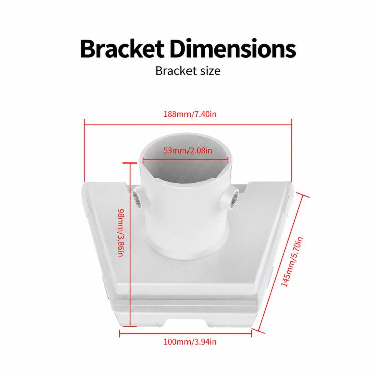 Roof Eave Elbow Mounting Bracket Kit