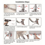 Roof Eave Elbow Mounting Bracket Kit
