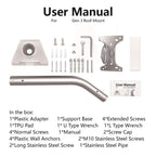 Roof Eave Elbow Mounting Bracket Kit
