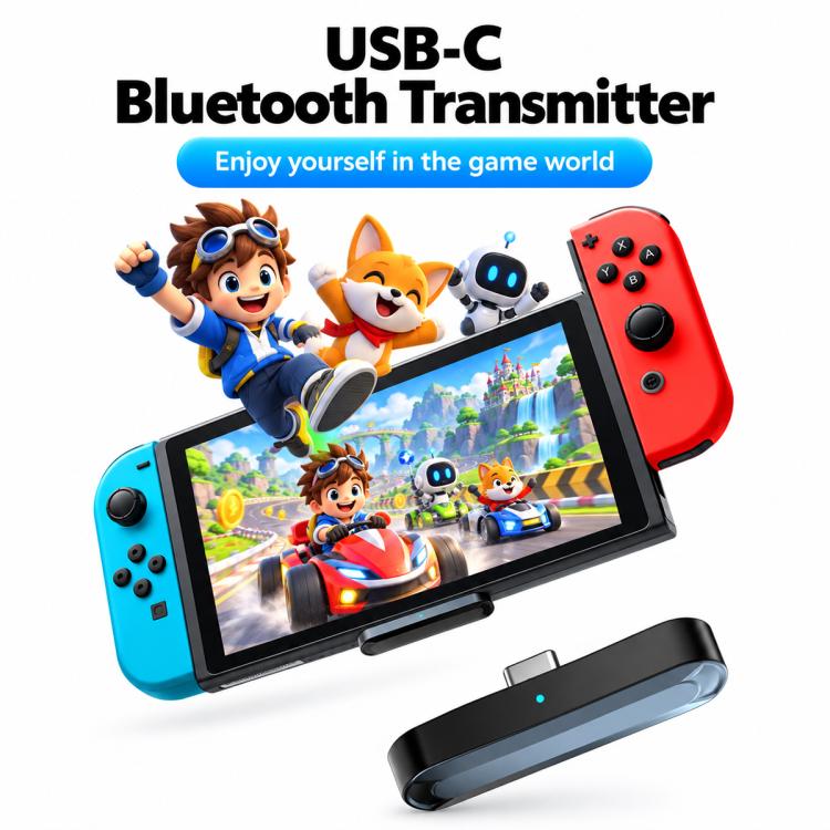G1 Type-C Audio Adapter & Bluetooth Transmitter for PS / Switch / Computer / TV — view 3