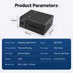 QIRUI Industrial Thermal Receipt Express Bluetooth Printer — view 19