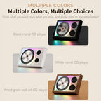 KUANGXIANG K18 Creative Mural-Style CD Player RGB Light Bluetooth Speaker with Remote Control — view 13
