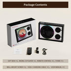 KUANGXIANG K18 Creative Mural-Style CD Player RGB Light Bluetooth Speaker with Remote Control — view 15