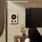 KUANGXIANG K18 Creative Mural-Style CD Player RGB Light Bluetooth Speaker with Remote Control — view 8