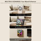 KUANGXIANG K18 Creative Mural-Style CD Player RGB Light Bluetooth Speaker with Remote Control — view 12