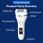 711 Electric Callus Removal Foot File Dead Skin Remover — view 15