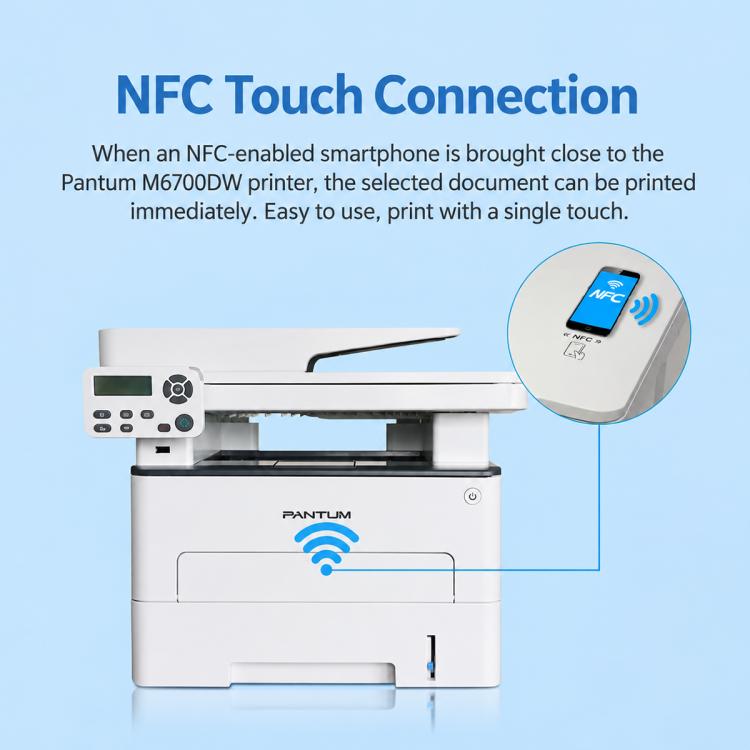 Pantum Mono Laser Multifunction Printer, Supports Wireless Wired Network, Auto Duplex Printing — view 15