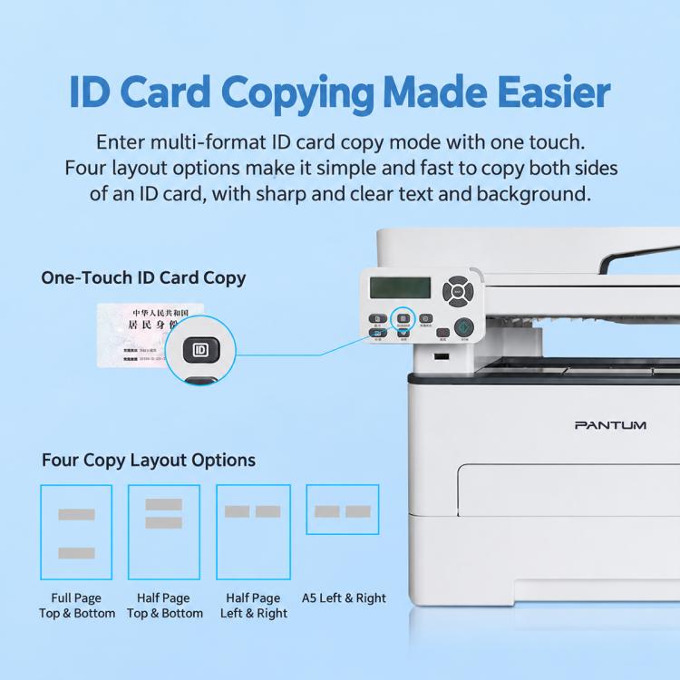 Pantum Mono Laser Multifunction Printer, Supports Wireless Wired Network, Auto Duplex Printing — view 11