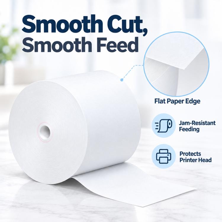 80 x 80 mm Coreless Thermal Paper Take-Out Kitchen Printing Receipt Paper — view 4