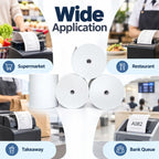 80 x 80 mm Coreless Thermal Paper Take-Out Kitchen Printing Receipt Paper — view 6