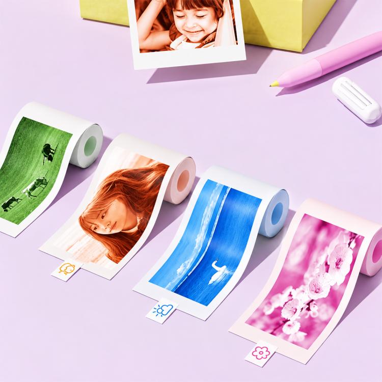 57 x 25mm Children Printing Camera Photo Paper Thermal Paper — Color Printing Paper