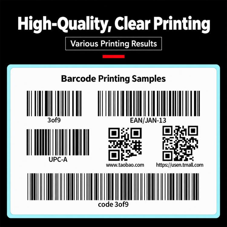 Usen 2300 PCS / Roll 25x15mm Printing Self-Adhesive Labels Thermal Paper — view 3