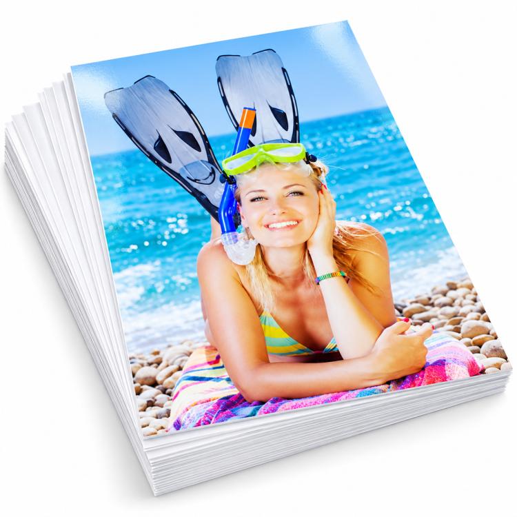 50 PCS / Pack A3 Double-Sided High Glossy Inkjet Coated Business Card Paper Photo Printing Paper — 300g