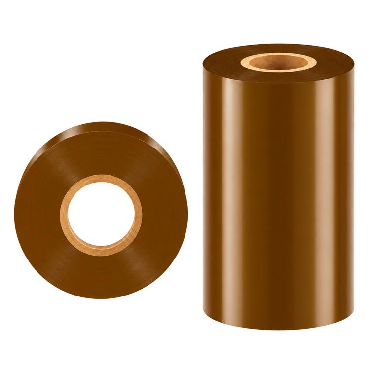 Color Wax-Resin Thermal Transfer Ribbon for Barcode Label Printing — Silver