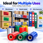 Color Wax-Resin Thermal Transfer Ribbon for Barcode Label Printing — view 48