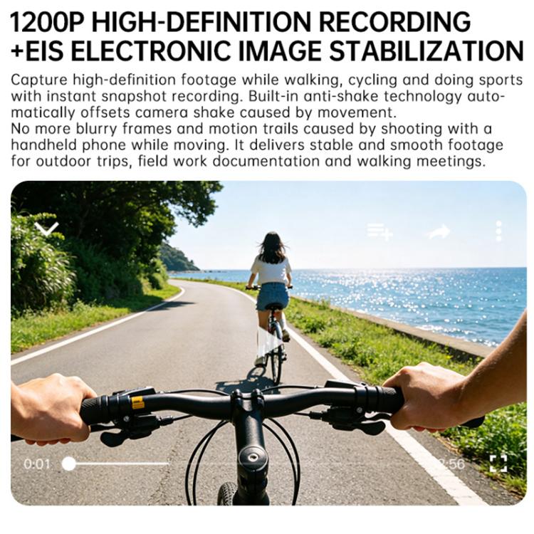 L1 1200P Video Recording EIS Stabilization 8MP AI Smart Camera Glasses — view 21
