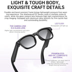 L1 1200P Video Recording EIS Stabilization 8MP AI Smart Camera Glasses — view 11