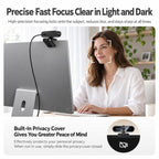 Yesido KM36 4K 12MP Computer USB Webcam — view 4