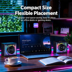 Yesido YSW54 2.0 Channel Stereo Desktop Bluetooth Speaker — view 8