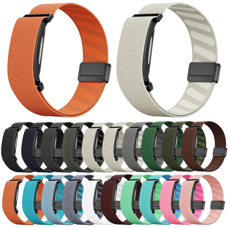 Magnetic Clasp Nylon Loop Watch Band — Sakura Pink