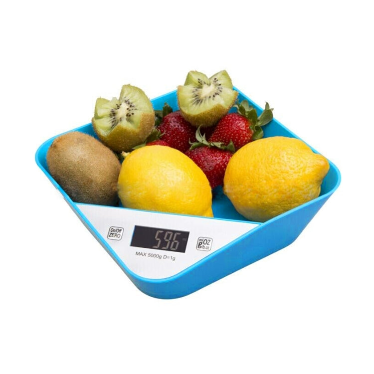 Bowl Shaped LED Kitchen Electronic Scale, 5000g x 1g