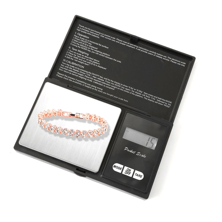 MH-8015 Portable High Precision Electronic Diamond Gold Jewelry Scale (0.01g~200g), Excluding Batteries