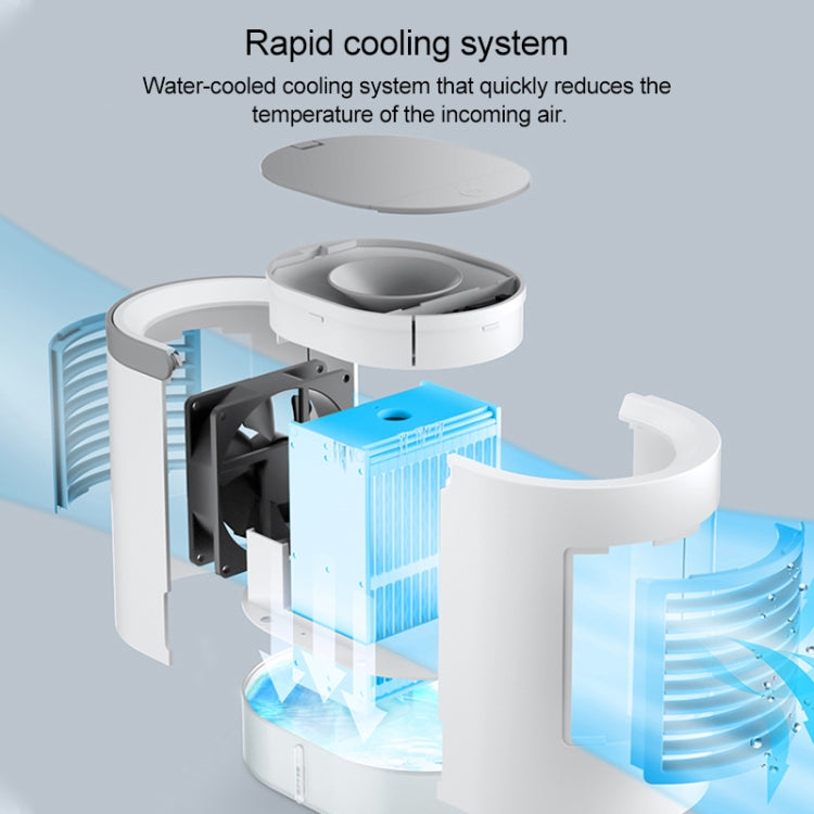 WT-F11 380ml Portable Elliptical Water-cooled Fan