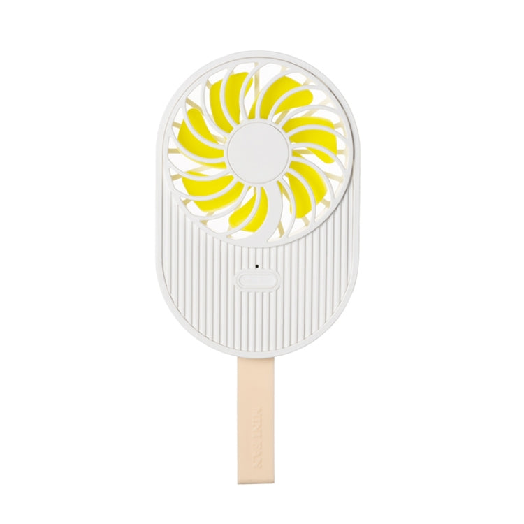LLD-17 0.7-1.2W Ice Cream Shape Portable 2 Speed Control USB Charging Handheld Fan with Lanyard — view 12