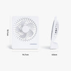 Portable Dormitory Desktop Electric Fan USB Charging Mini Fan — view 3
