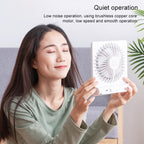 Portable Dormitory Desktop Electric Fan USB Charging Mini Fan — view 9