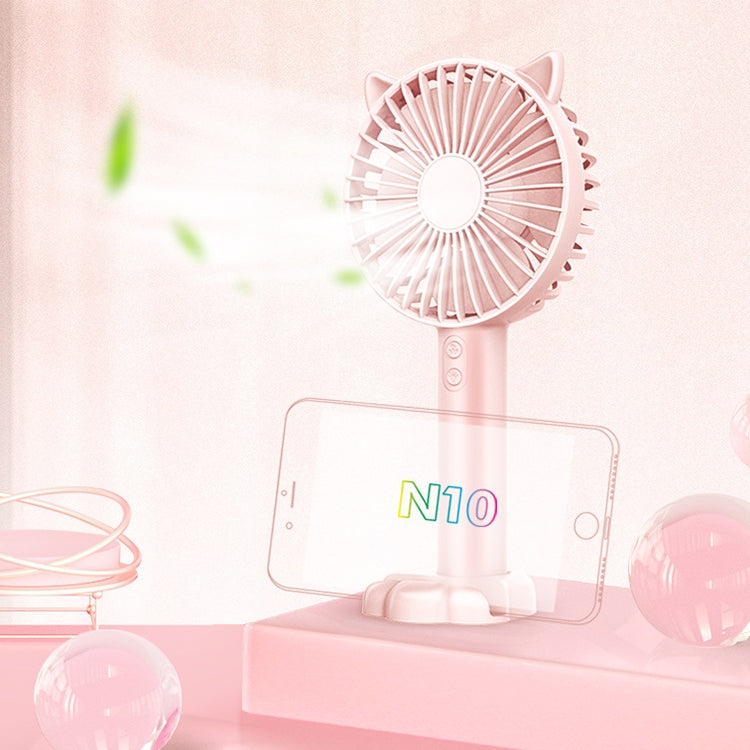 N10 Multi-function Handheld Desktop Holder Electric Fan, with 3 Speed Control — view 12