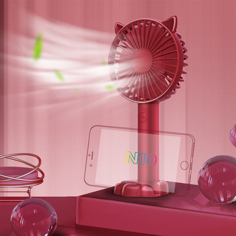 N10 Multi-function Handheld Desktop Holder Electric Fan, with 3 Speed Control — view 13