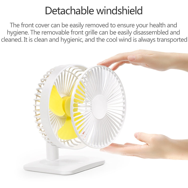 N11 Adjustable USB Charging Mute Desktop Electric Fan, with 3 Speed Control