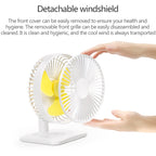 N11 Adjustable USB Charging Mute Desktop Electric Fan, with 3 Speed Control