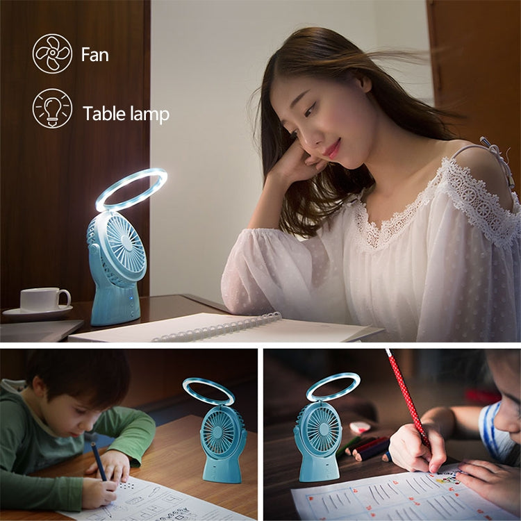 S1 Multi-function Portable USB Charging Mute Desktop Electric Fan Table Lamp, with 3 Speed Control — view 9