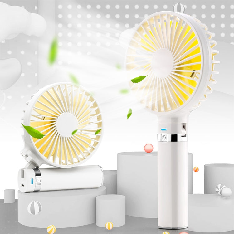 S2 Portable Foldable Handheld Electric Fan, with 3 Speed Control & Night Light — view 17