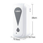 1200ML Touchless Automatic Infrared Sensor Spray Sterilization Dispenser — White