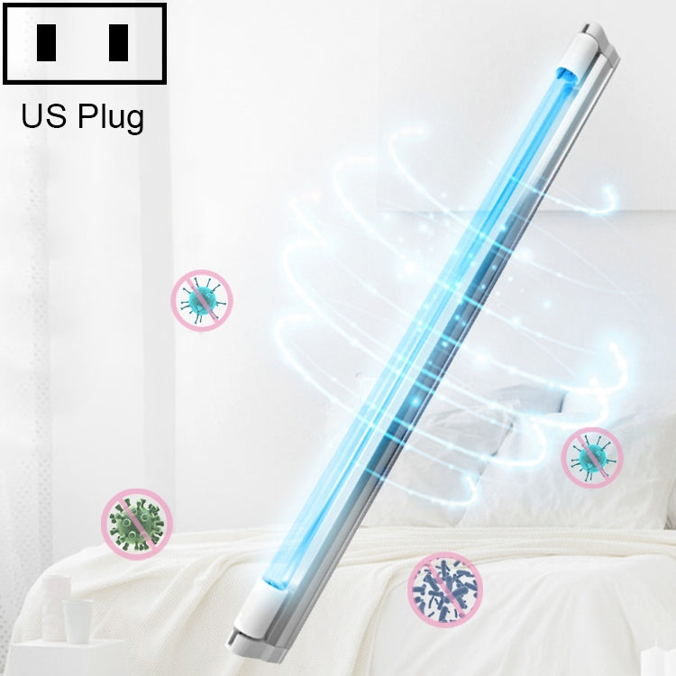 Quartz UV Disinfection Light Portable UVC Anti-virus Sterilization Lamp, 110V 8W Ozone