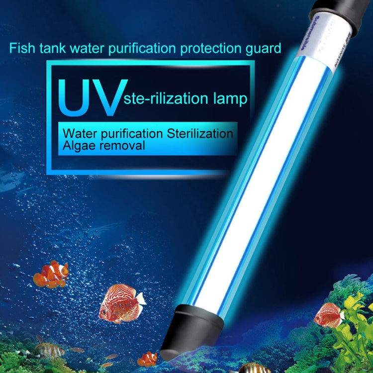110V 11W UV Ultraviolet Algae Disinfection Fish Tank Lamp, US Plug