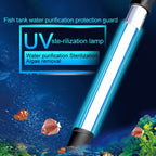 110V 11W UV Ultraviolet Algae Disinfection Fish Tank Lamp, US Plug
