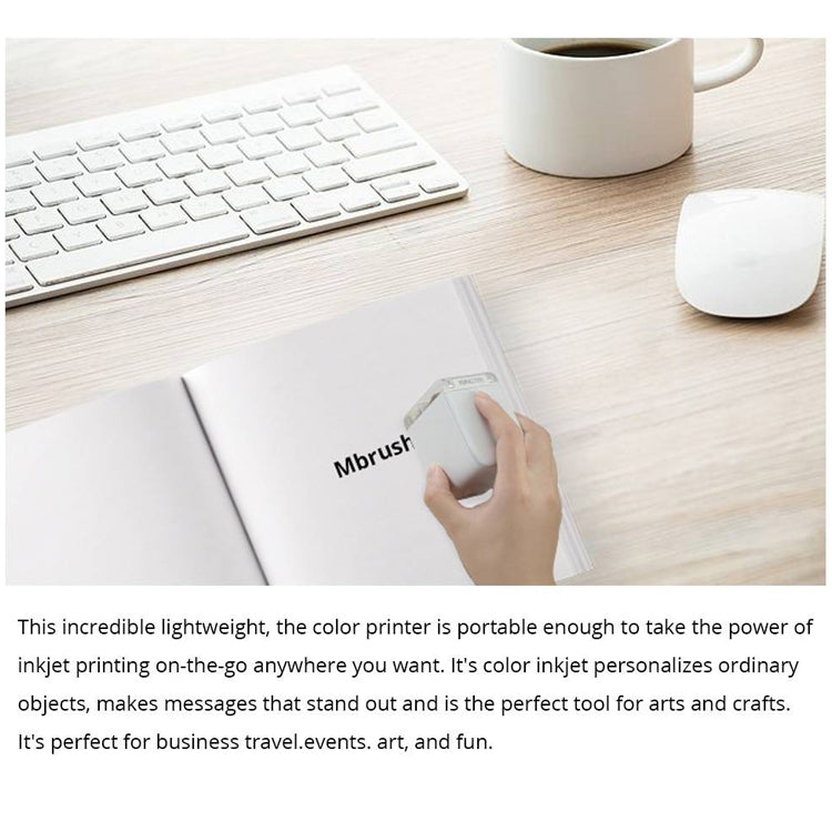 MBrush01 1200 DPI Mini Portable Colorful Printer — view 12