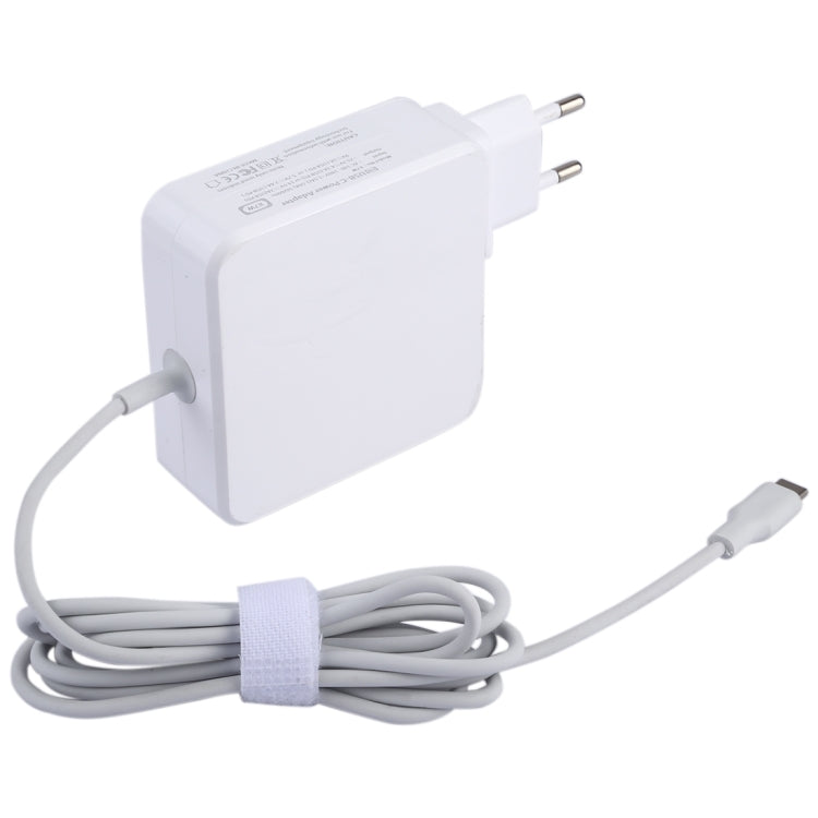 87W USB-C / Type-C Power Adapter Portable Charger with 1.8m Charging Cable, EU Plug — view 2