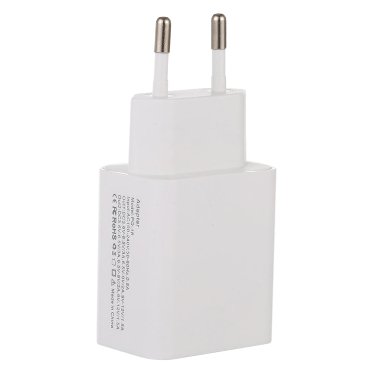 18W Power Adapter Plug Adapter EU Plug