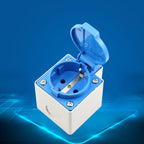 Outdoor IP44 Waterproof Socket with Cover, EU Plug — view 6