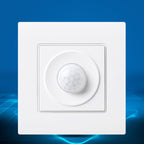 86 Type Energy Saving Lamp Infrared Light Control Induction Delay Wall-mounted Switch