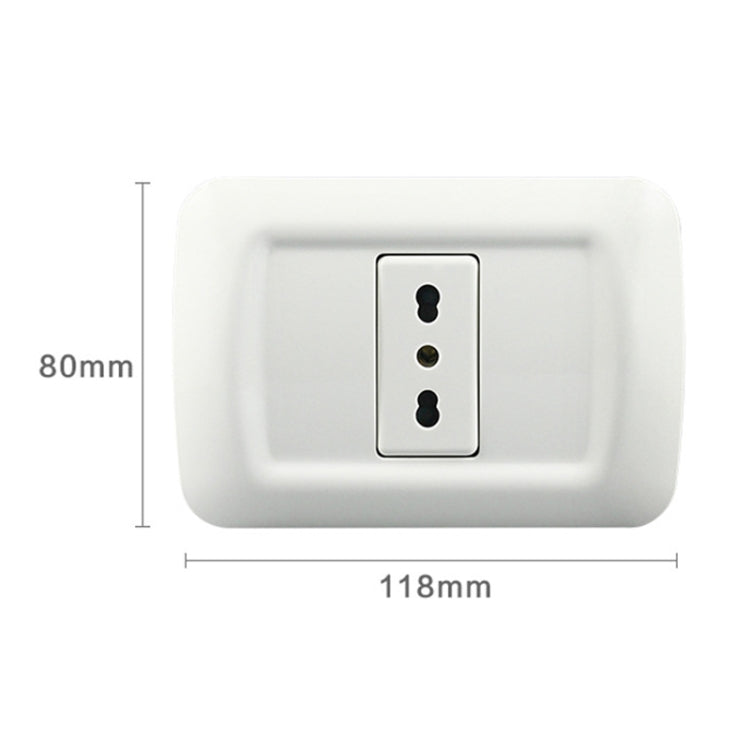 118 Type Single Connection PC Wall-mounted Socket — view 2