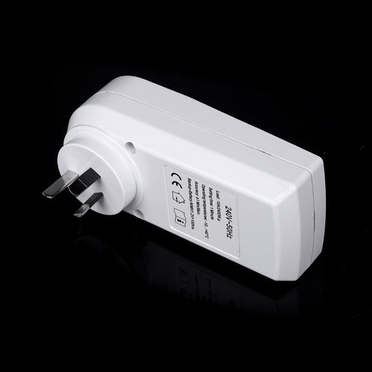 AC 240V Smart Home Plug-in Programmable LCD Display Clock Summer Time Function 12/24 Hours Changeable Timer Switch Socket, AU Plug, AC 240V AU Plug — view 4