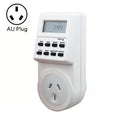 AC 240V Smart Home Plug-in LCD Display Clock Summer Time Function 12/24 Hours Changeable Timer Switch Socket, AU Plug