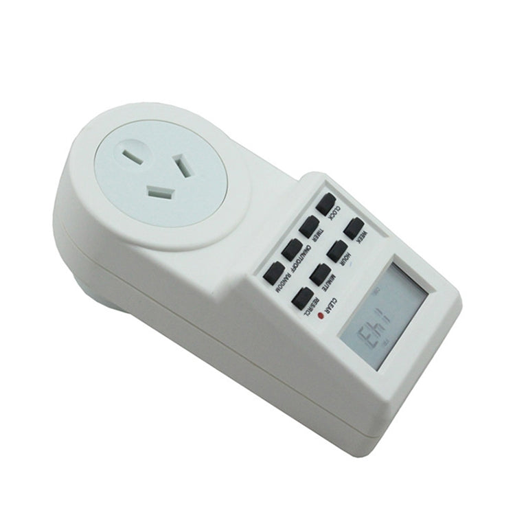 AC 240V Smart Home Plug-in LCD Display Clock Summer Time Function 12/24 Hours Changeable Timer Switch Socket, AU Plug — view 4